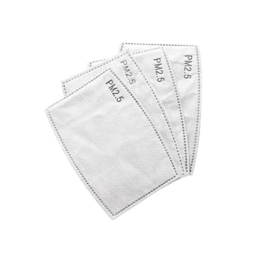 4 - PM2.5 Filters for Face Masks w/ Filter Pockets